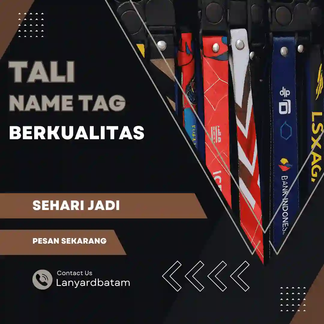Tali Lanyard Printing Berkualitas